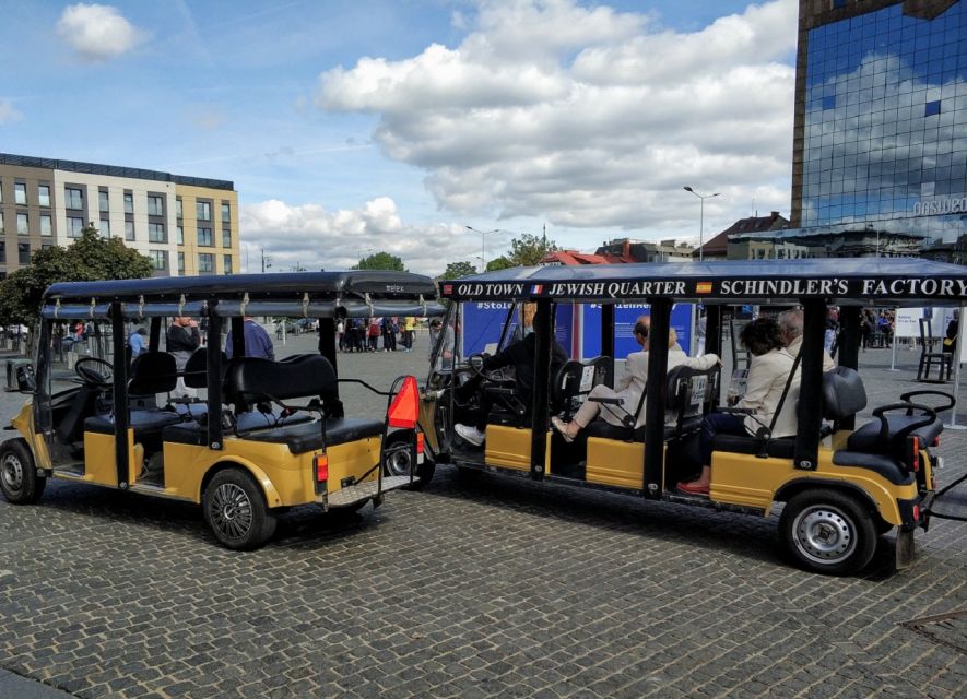 Krakow: Jewish Quarter and Ghetto Electric Golf Cart Tour - What the 90 minutes really gives you