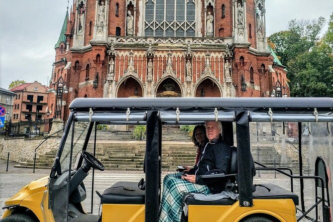Krakow Jewish Quarter and Ghetto Tour by Electric Golf Cart - From synagogues to churches and changing communities