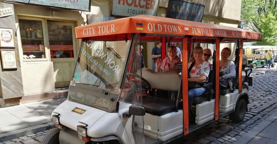 Krakow: Jewish Quarter and Schindler Factory by Golf Car - What the 90-Minute Schedule Really Gives You
