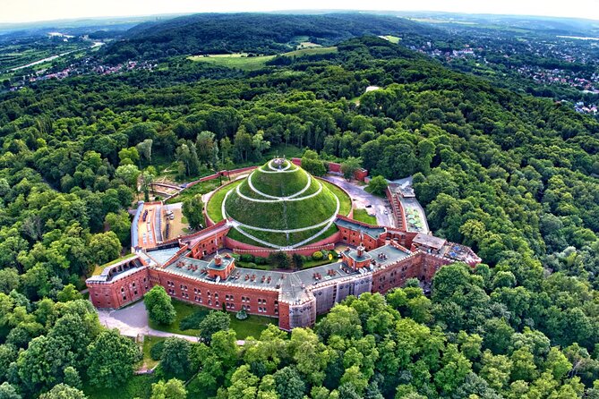 Krakow: Kościuszko Mound Entry Ticket & City Pass Options - Reaching the summit and the Austrian fortress