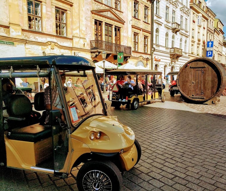 Krakow: Old Town Sightseeing Tour by Electric Golf Cart - The Main Market Square and Its Big Names