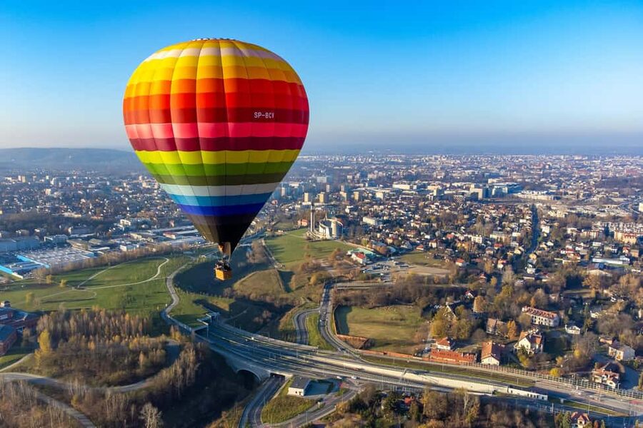 Kraków: Private Hot Air Balloon Flight with Champagne - Getting to the launch point