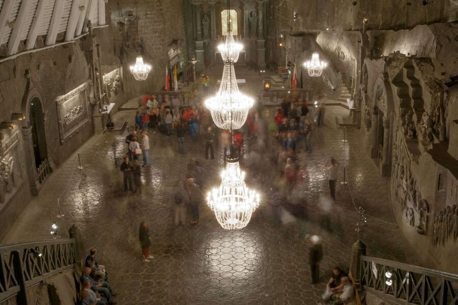 Krakow: Wawel Castle, Cathedral, Salt Mine, and Lunch - Wieliczka Salt Mine below the surface
