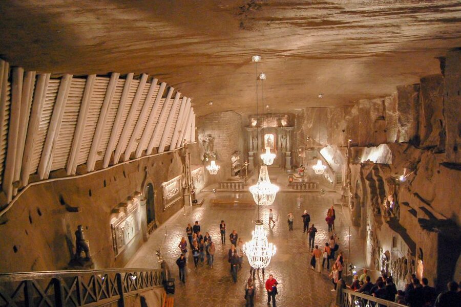 Krakow: Wieliczka Salt Mine Guided Tour - From Krakow to the Danilowicz Shaft
