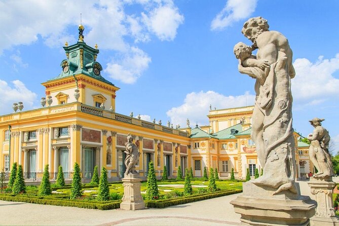 Lazienki Park + Museum of King Jan III's Palace at Wilanow:Small group /Pick-up/ - Two royal worlds beyond Warsaw’s Old Town