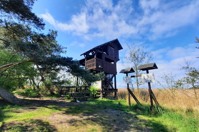Nature Walk and Wildlife Tour in Sobieszewo Island - The two-story tower over Ptasi Raj