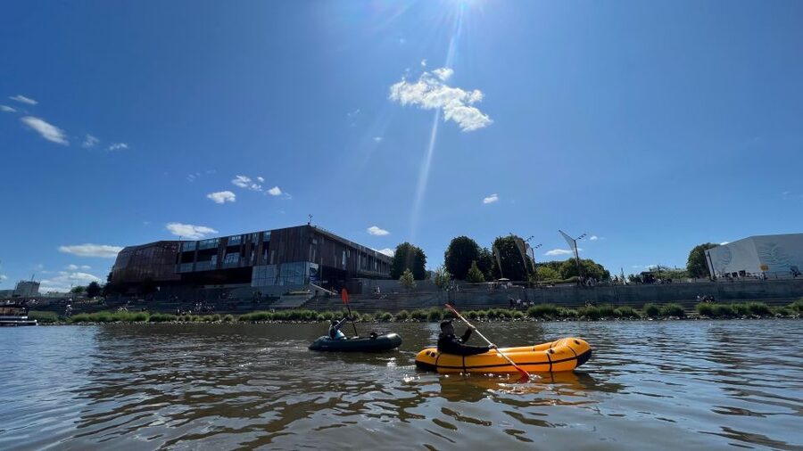 Packrafting kayaking guided tour Vistula river Warsaw Poland - Is $36 good value for two hours?