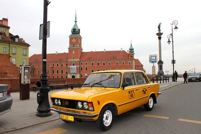 Private Historical Tour of Warsaw by a Retro Fiat with Pickup - Key points at a glance