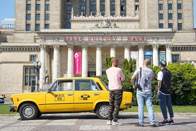 Private Historical Tour of Warsaw by a Retro Fiat with Pickup - POLIN and the Monument to the Ghetto Heroes