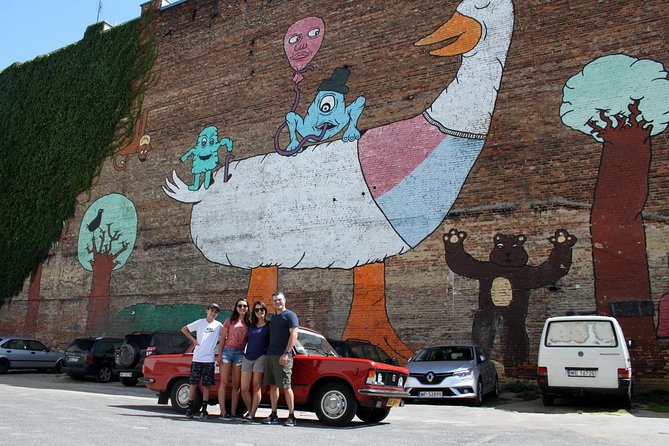 Private Historical Tour of Warsaw by a Retro Fiat with Pickup - The ghetto wall fragment and the city’s missing streets