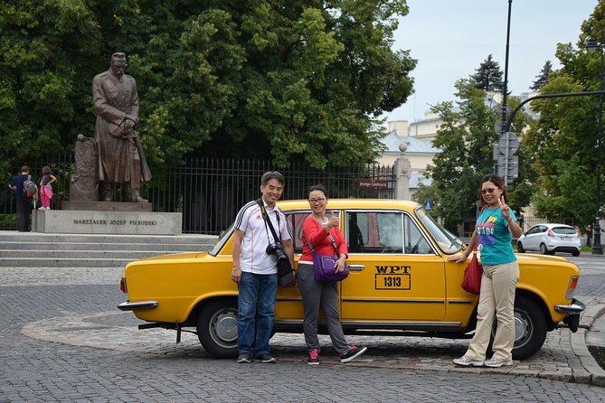 Private Tour: Warsaw City Sightseeing by Retro Fiat - The Old Town: rebuilt stone by stone after World War II