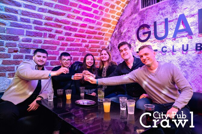 Pub Crawl Unlimited Drinks then 5 Best Clubs in Krakow with VIP - Pablo and the social side of the night