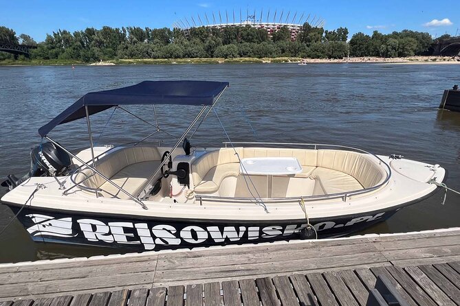 Rental of Motorboat for 5 on Vistula in Warsaw no Licenses Needed - Taking the captain’s seat on the Vistula