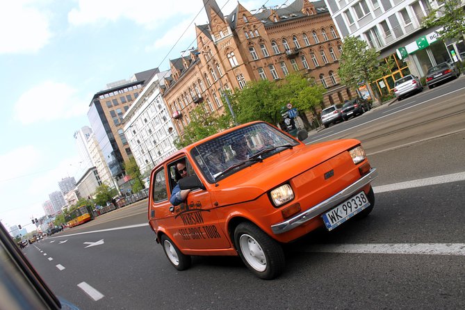 Retro Fiat Self-Drive Tour in Warsaw - Starting beside the Palace of Culture and Science