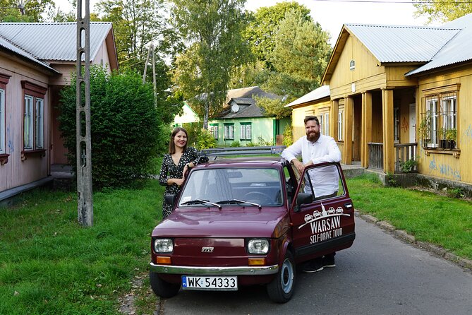 Retro Fiat Self-Drive Undisovered Tour in Warsaw - Stare Bielany and Warsaw’s last gas lanterns