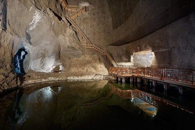 Salt Mine Wieliczka with Private Car from Krakow - Two lakes, sculptures, and the underground route