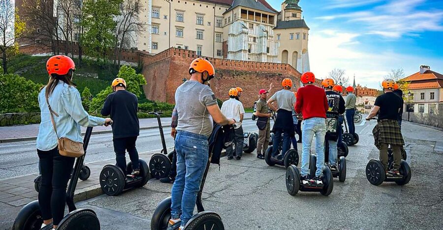 Segway Tour Krakow: Grand Tour (Old Town + Wawel Castle) - Main Market Square, Krakow’s grand opening scene