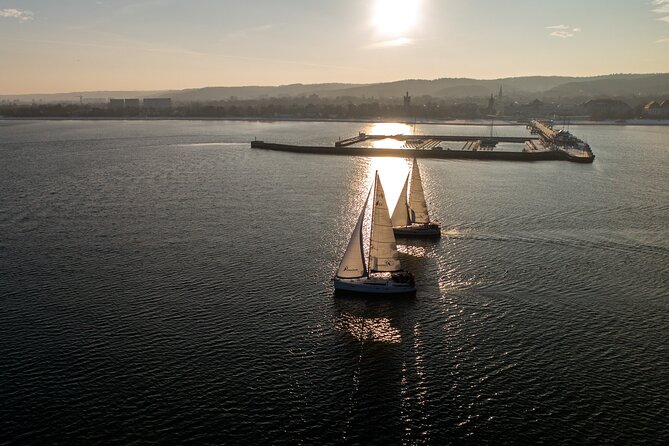 Sopot Sunset Cruise with Welcome Drink - Leaving Sopot for an evening on the water