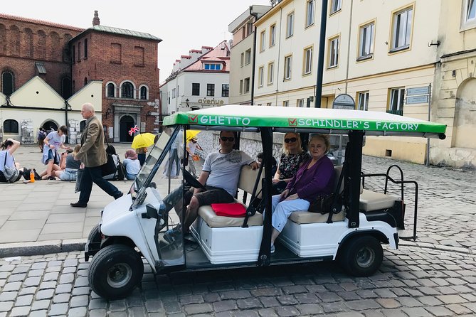 The best view of Krakow from Golf Cars - Wawel Hill, the castle, and the dragon
