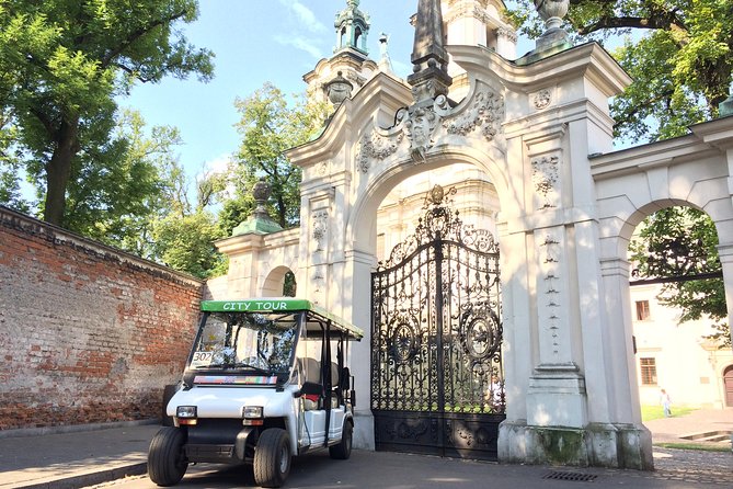 The best view of Krakow from Golf Cars - Szeroka Street and the Old Synagogue