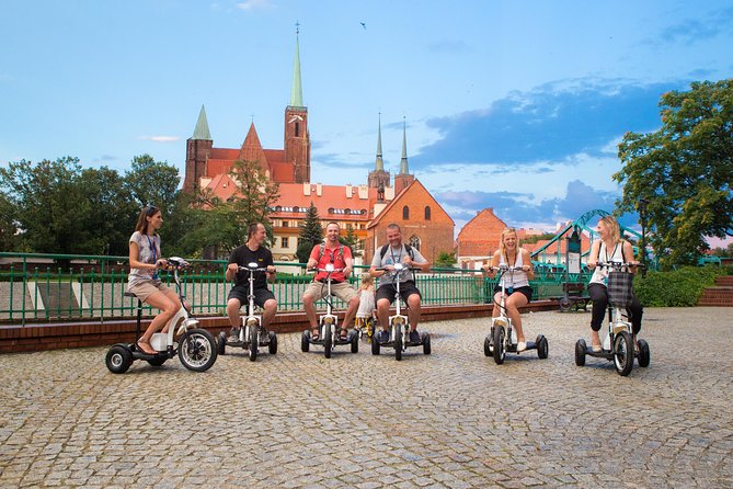 The Classic E-Scooter (3 wheeler) Tour of Wroclaw - everyday tour at 6:00 pm - Key points to know before booking
