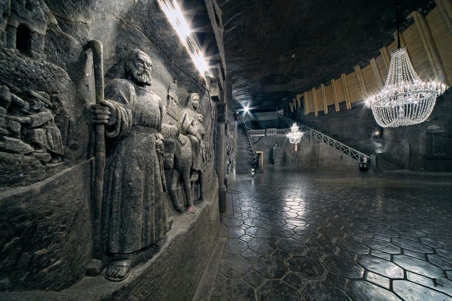 Unesco List; Wieliczka Salt Mine Half-Day Tour from Kraków - The First 380 Steps Below the Surface