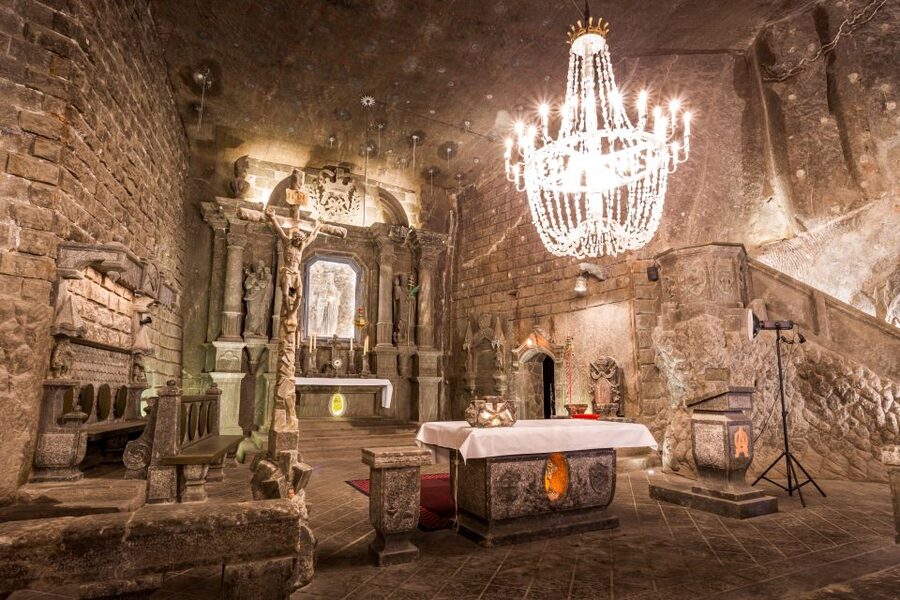 Unesco List; Wieliczka Salt Mine Half-Day Tour from Kraków - Music Beside an Underground Salt Lake