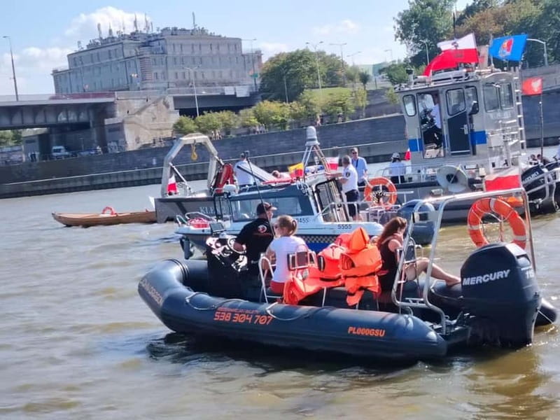 Warsaw: Adrenaline Ride on the Vistula River (Wisła) - Warsaw’s sights from the water