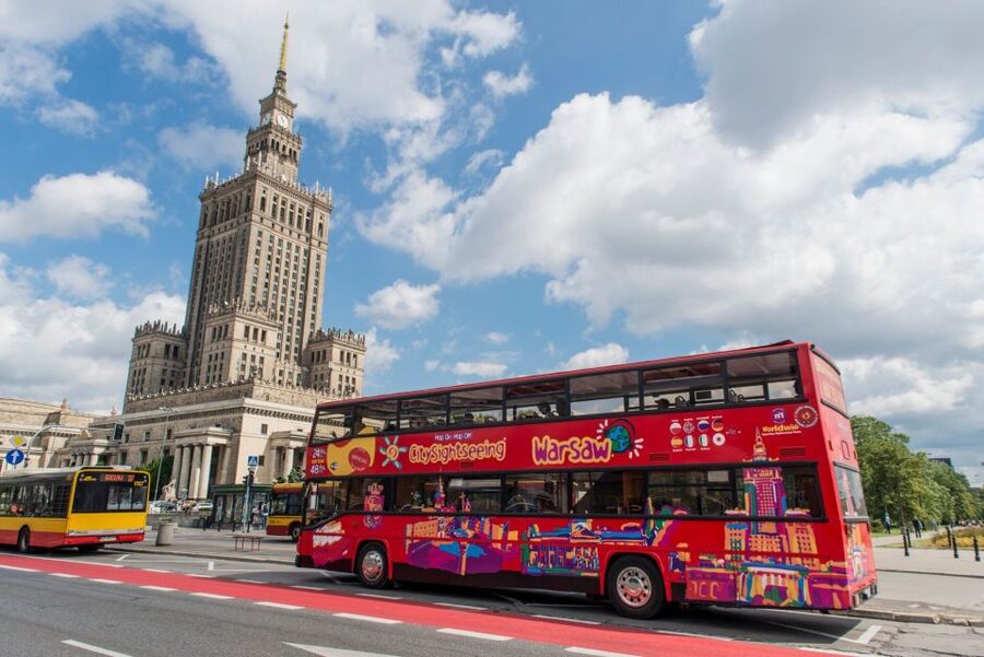 Warsaw: City Sightseeing Hop-On Hop-Off Bus Tour - A useful overview, but not a fast shuttle