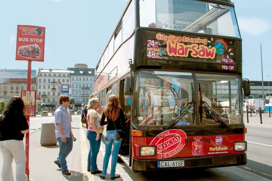 Warsaw: City Sightseeing Hop-On Hop-Off Bus Tour - The Blue Route: museums, Chopin, and royal parks