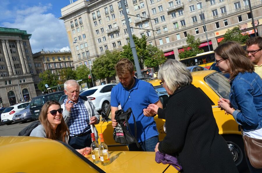 Warsaw Communism Private Tour in a Retro Fiat - The ministerial district and the former Party headquarters
