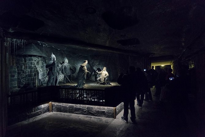 Wieliczka Salt Mine Best Value Shared Tour - The first 350 steps below ground