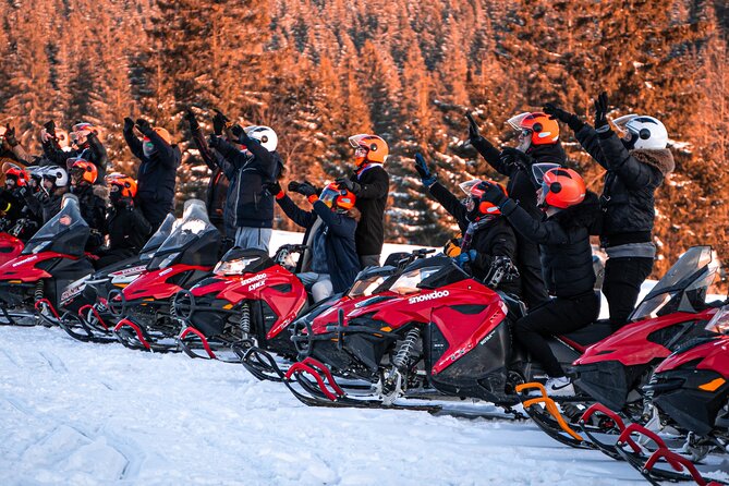 Zakopane: 3 hours Snowmobiles Guided Tour with bonfire and meal - Snow, mountain views, and the guided route