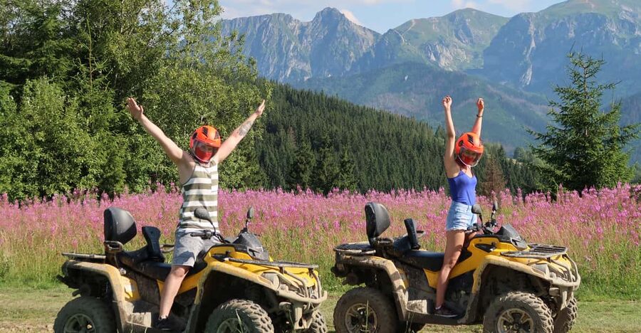 Zakopane: Quad Bike Adventure with Optional Meal - The route: asphalt first, then dirt and forest roads