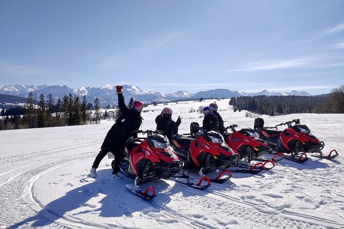 Zakopane Snowmobile Tour and Thermal Baths from Krakow - Snowmobiles in Witów: the day’s main thrill